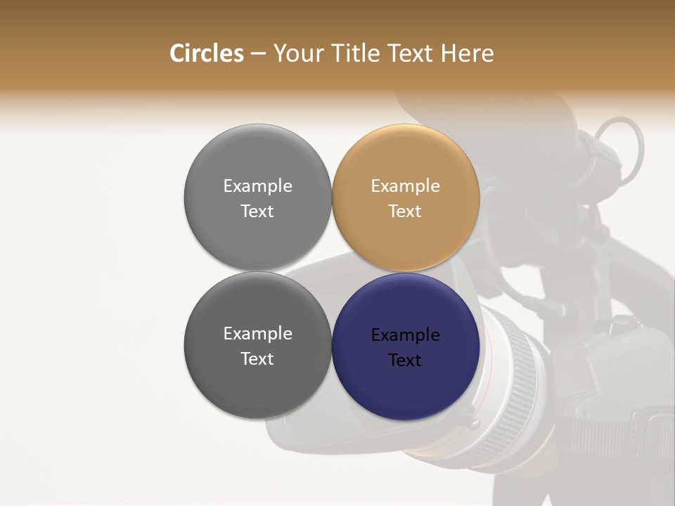 Lens News Background PowerPoint Template