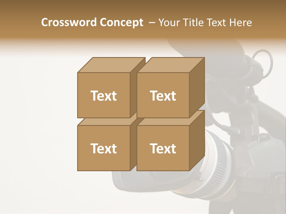 Lens News Background PowerPoint Template