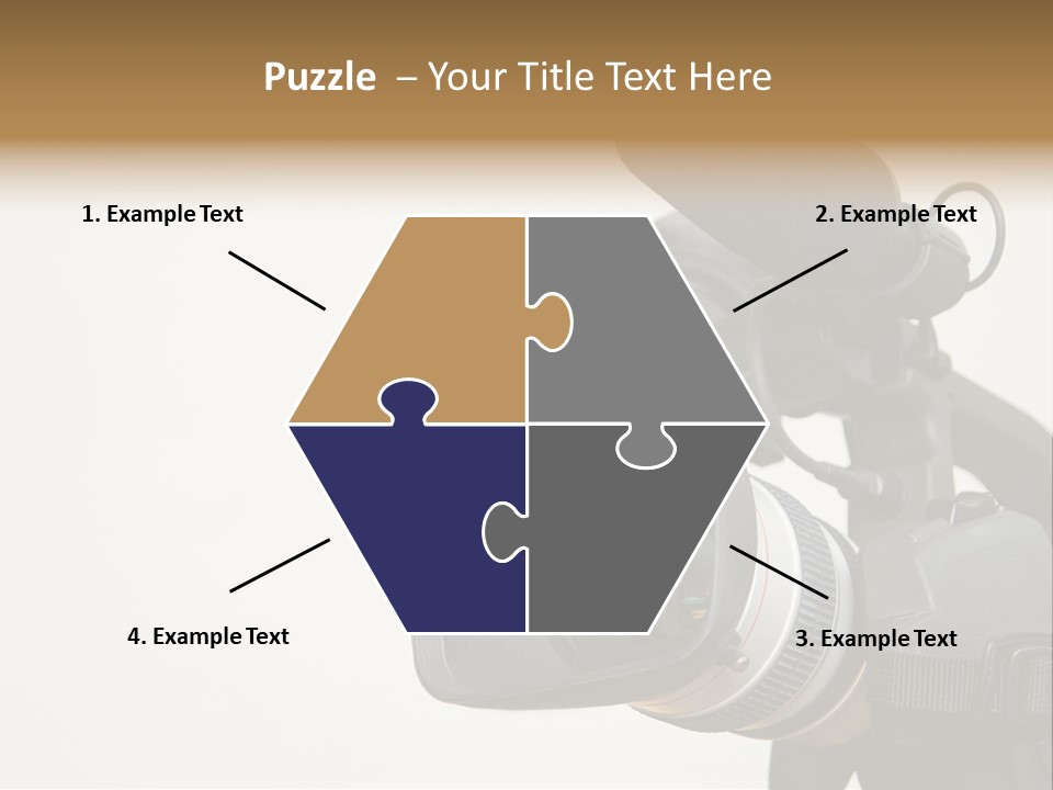 Lens News Background PowerPoint Template