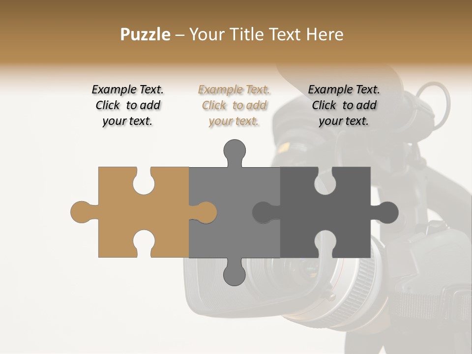 Lens News Background PowerPoint Template