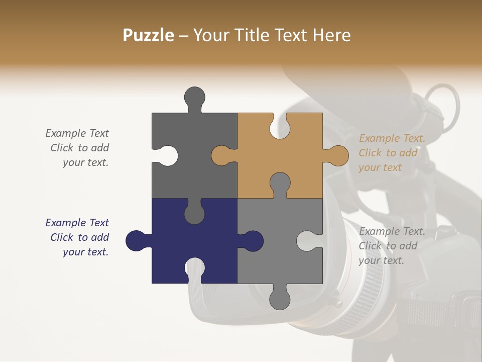 Lens News Background PowerPoint Template