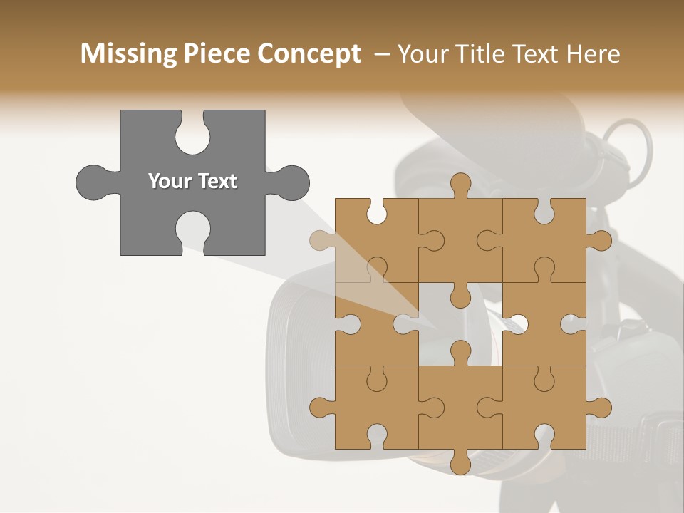 Lens News Background PowerPoint Template