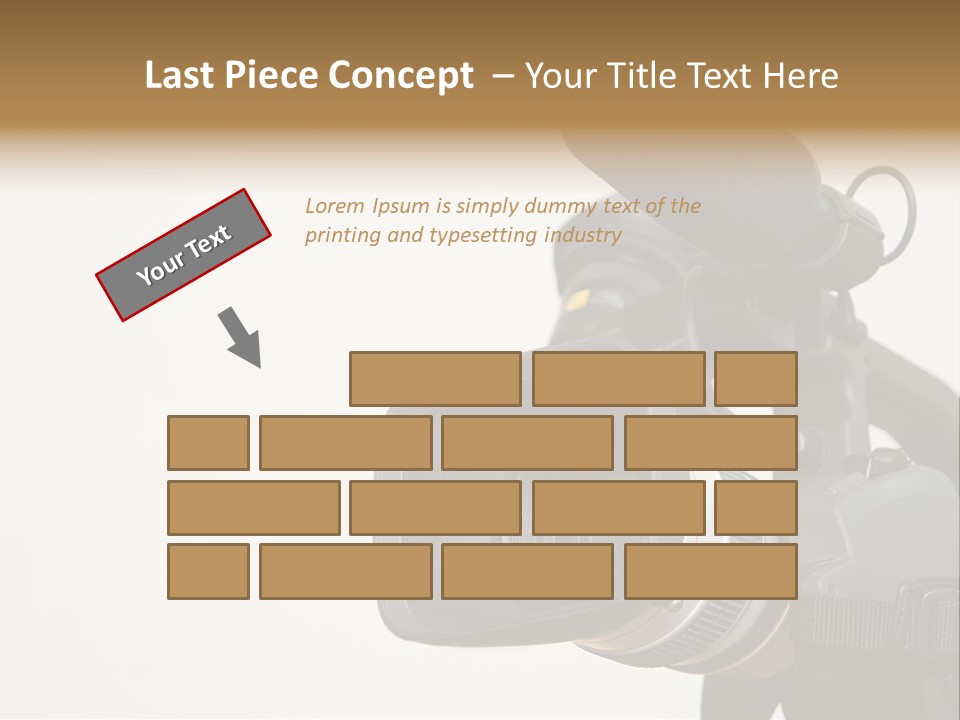 Lens News Background PowerPoint Template