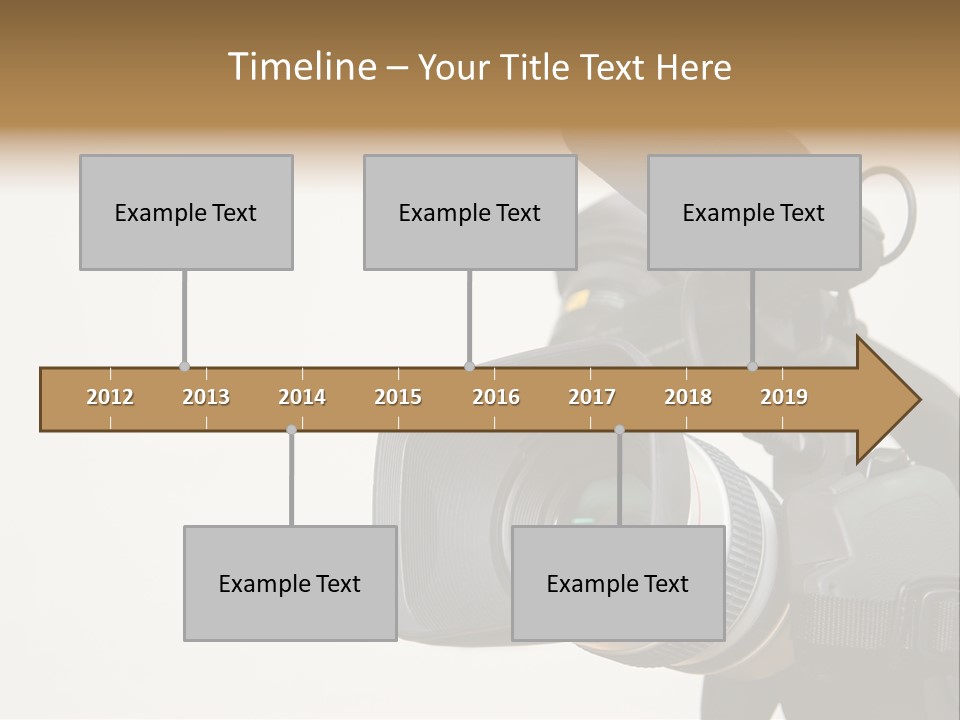 Lens News Background PowerPoint Template