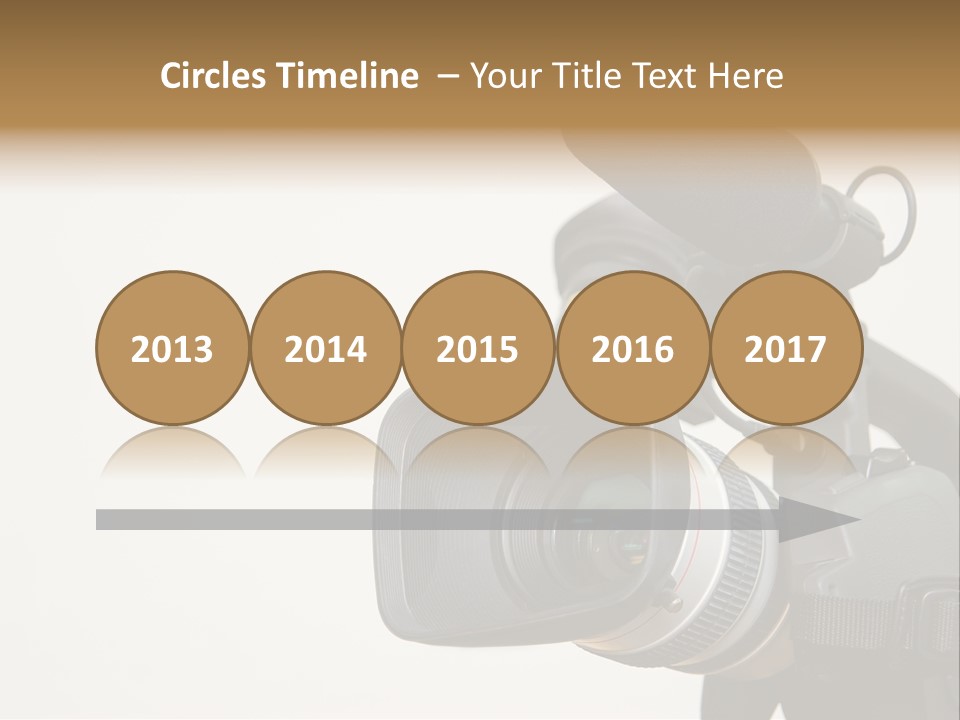 Lens News Background PowerPoint Template