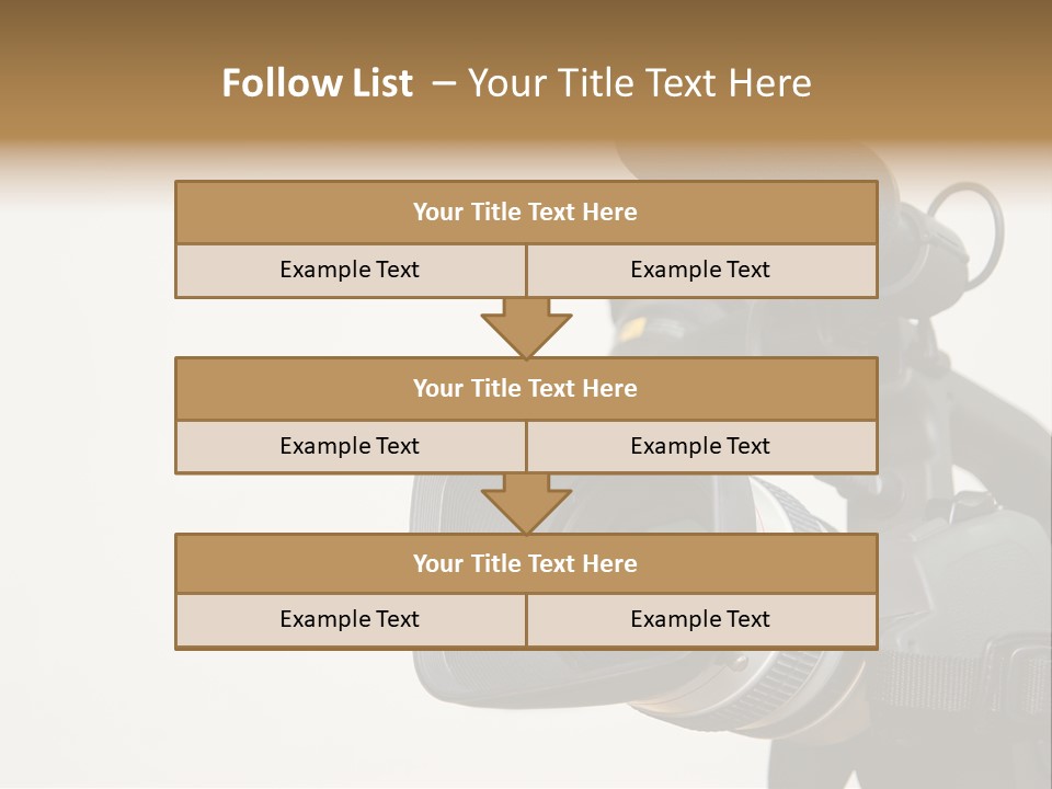 Lens News Background PowerPoint Template