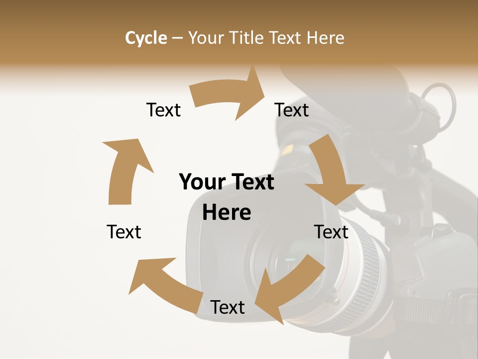 Lens News Background PowerPoint Template