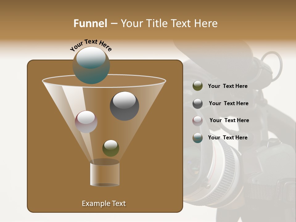 Lens News Background PowerPoint Template