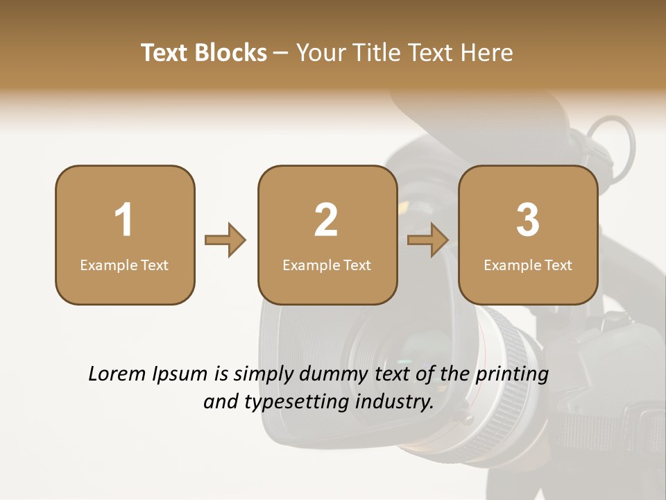 Lens News Background PowerPoint Template