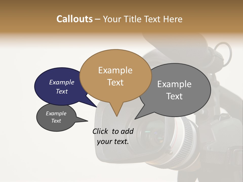 Lens News Background PowerPoint Template