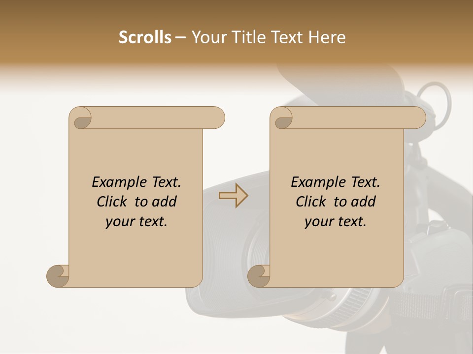 Lens News Background PowerPoint Template