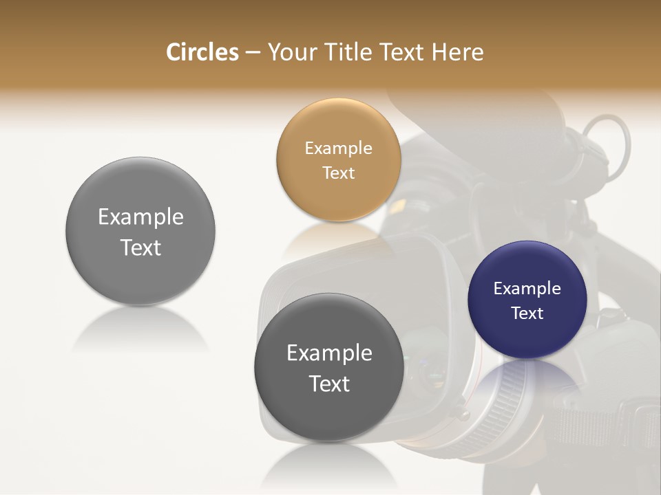 Lens News Background PowerPoint Template