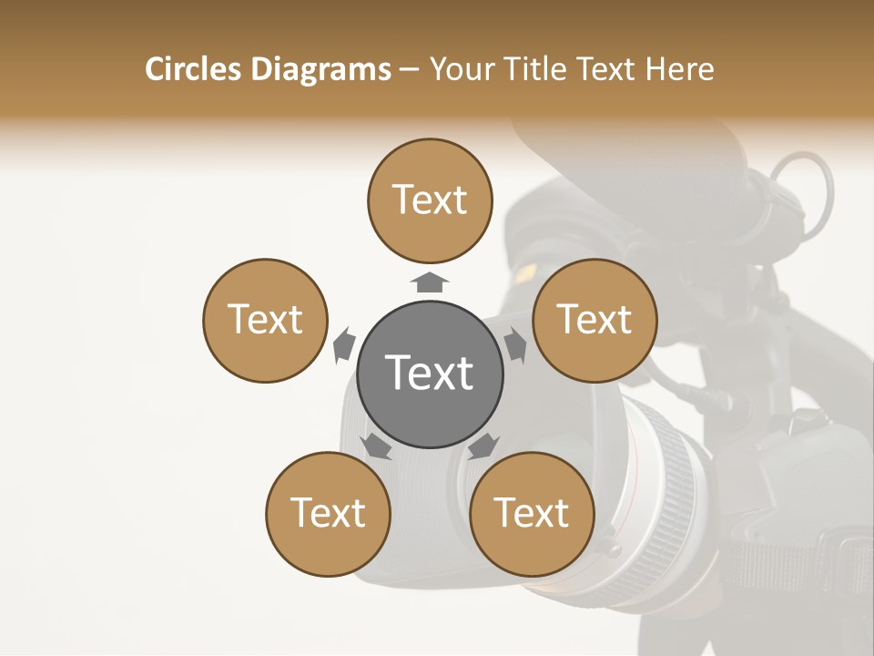 Lens News Background PowerPoint Template