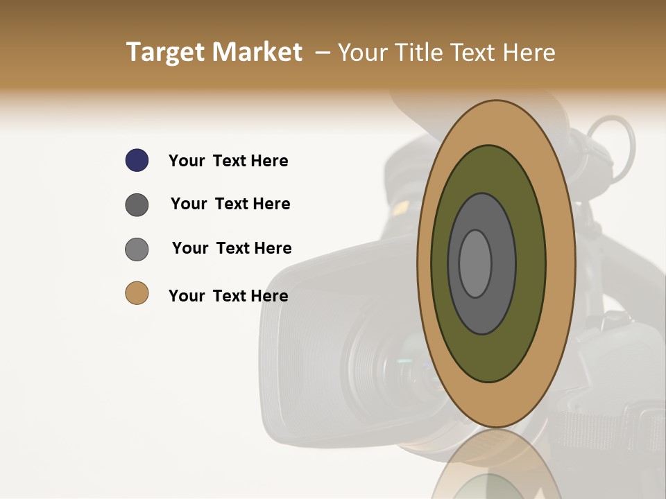 Lens News Background PowerPoint Template