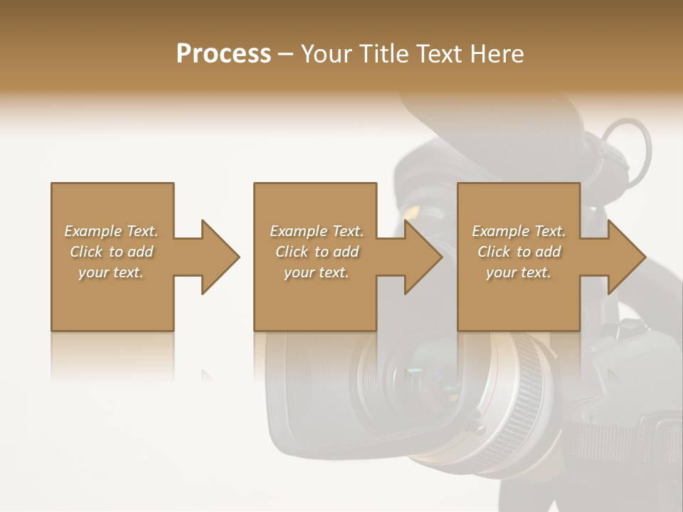 Lens News Background PowerPoint Template