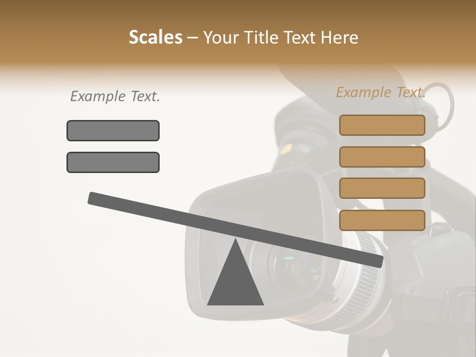 Lens News Background PowerPoint Template