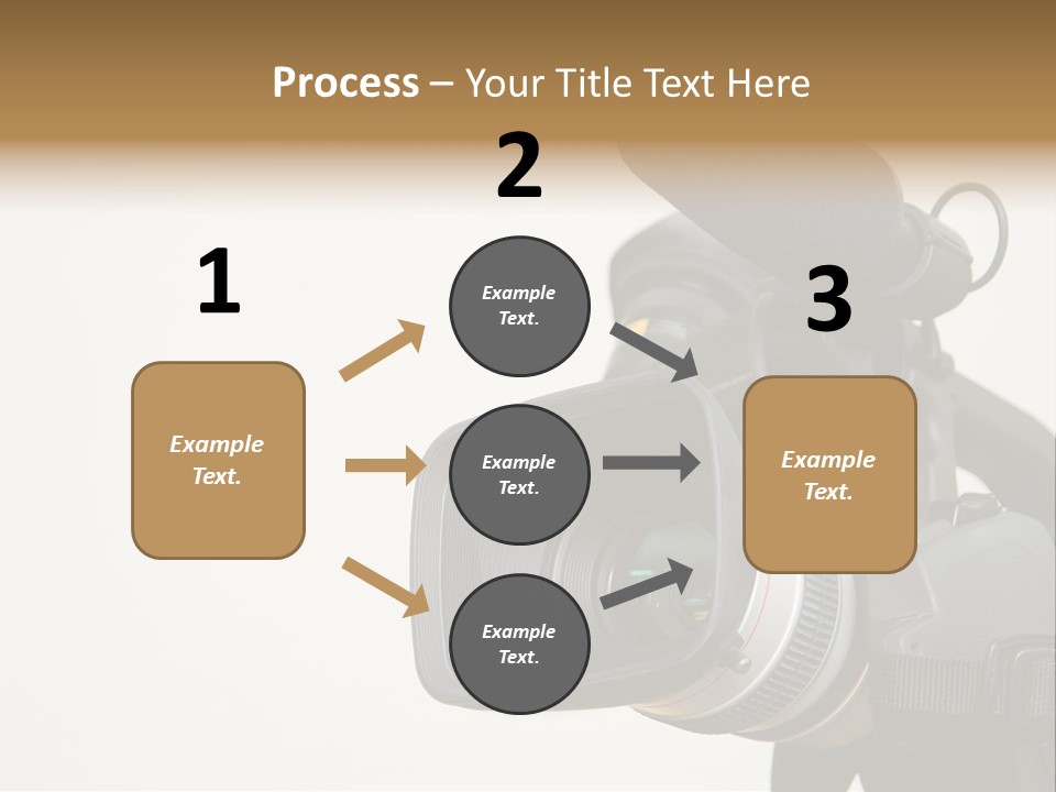 Lens News Background PowerPoint Template