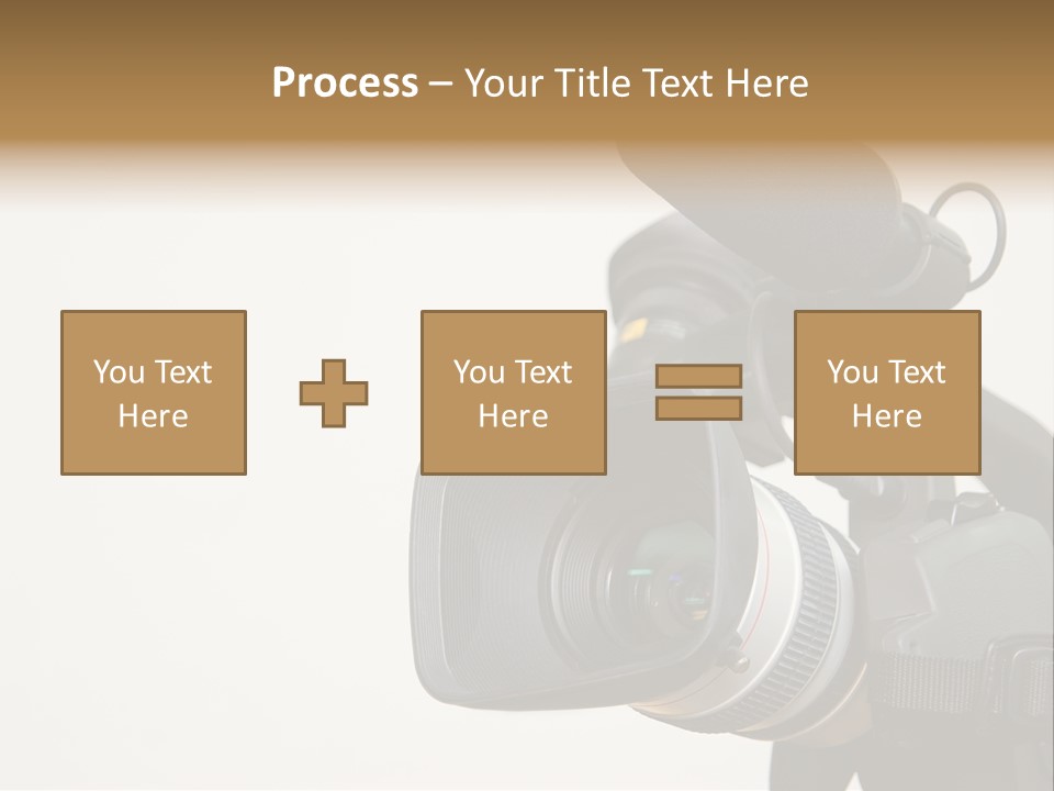 Lens News Background PowerPoint Template