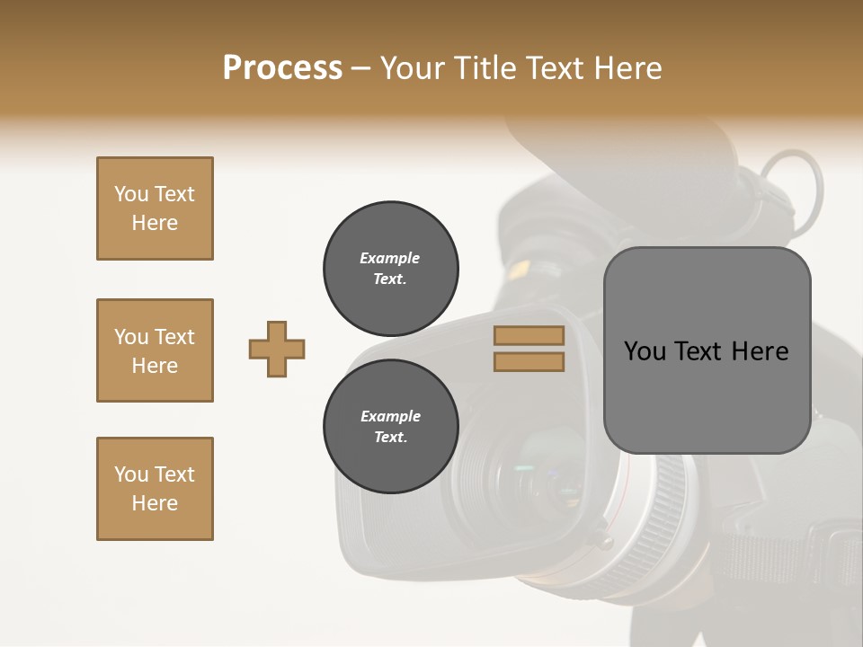 Lens News Background PowerPoint Template