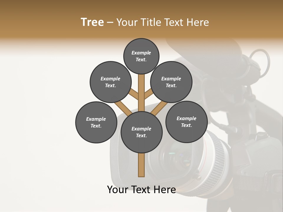 Lens News Background PowerPoint Template