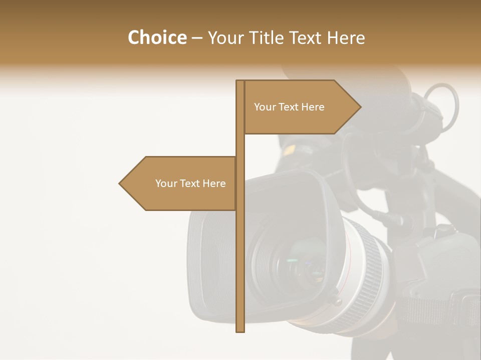 Lens News Background PowerPoint Template