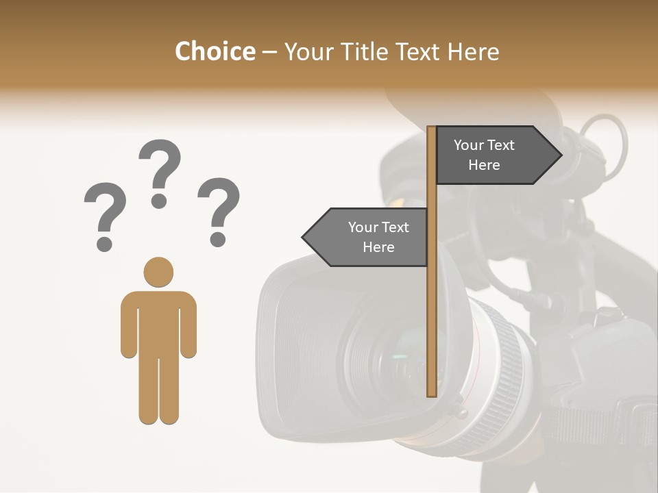 Lens News Background PowerPoint Template