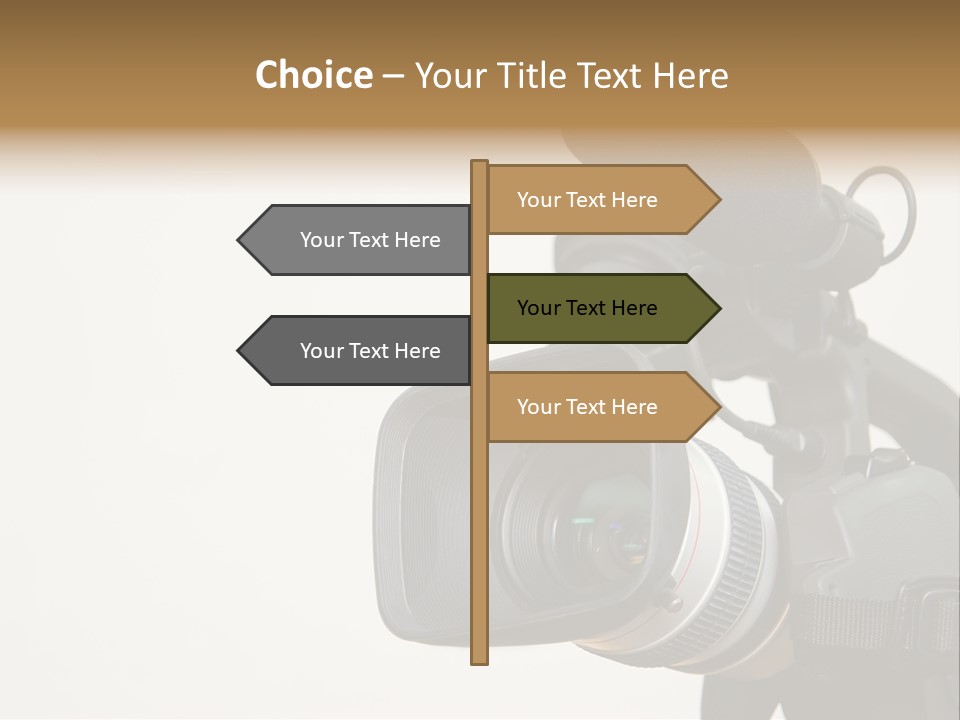 Lens News Background PowerPoint Template
