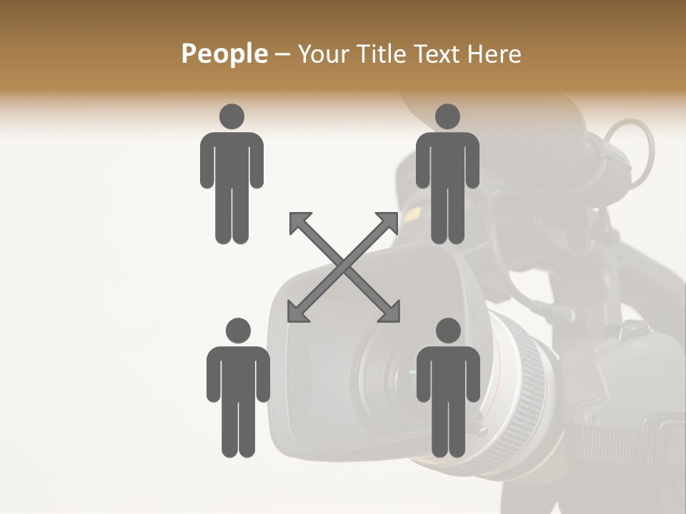 Lens News Background PowerPoint Template