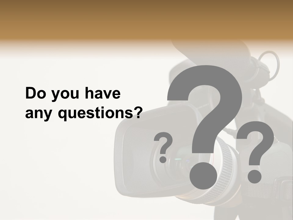 Lens News Background PowerPoint Template