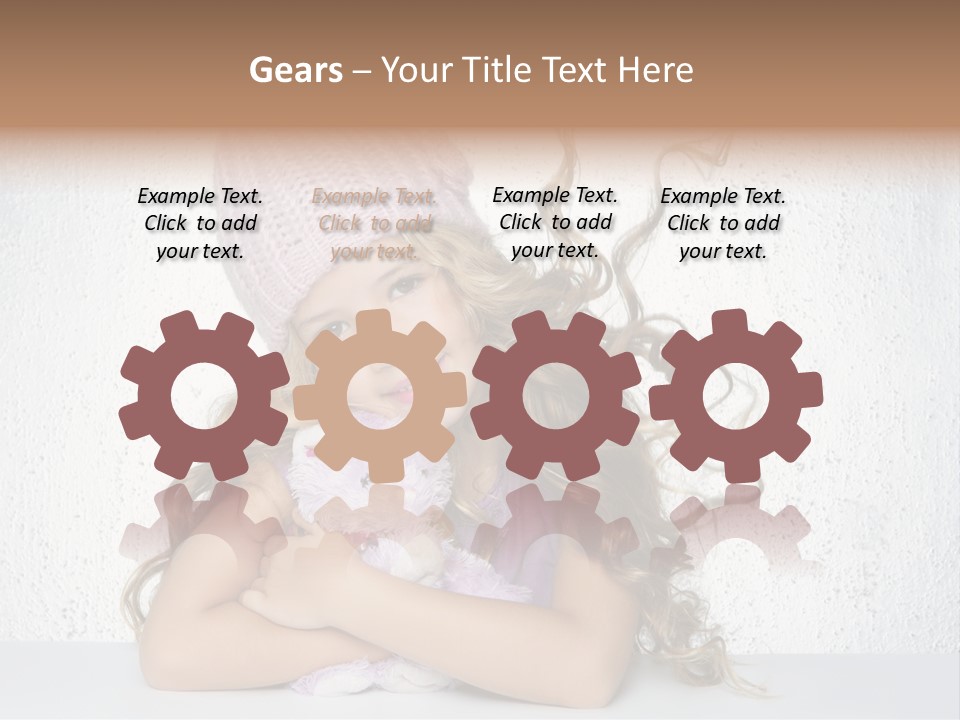Bear Cheerful Young PowerPoint Template