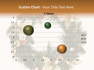 Year Christmas Garland PowerPoint Template