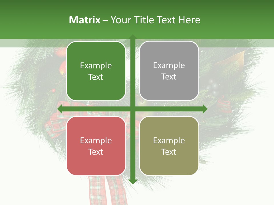 Frame Present Christmas PowerPoint Template