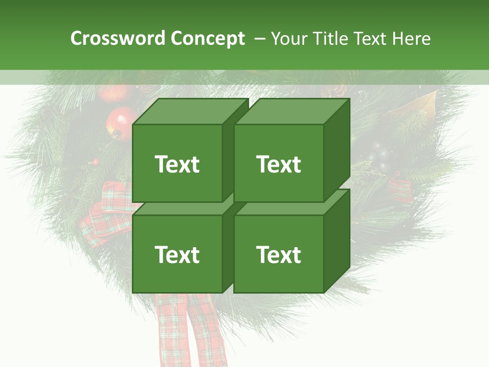 Frame Present Christmas PowerPoint Template