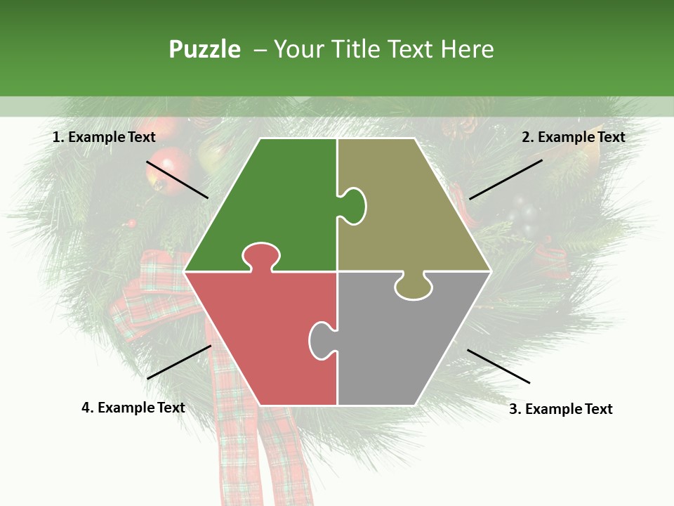 Frame Present Christmas PowerPoint Template