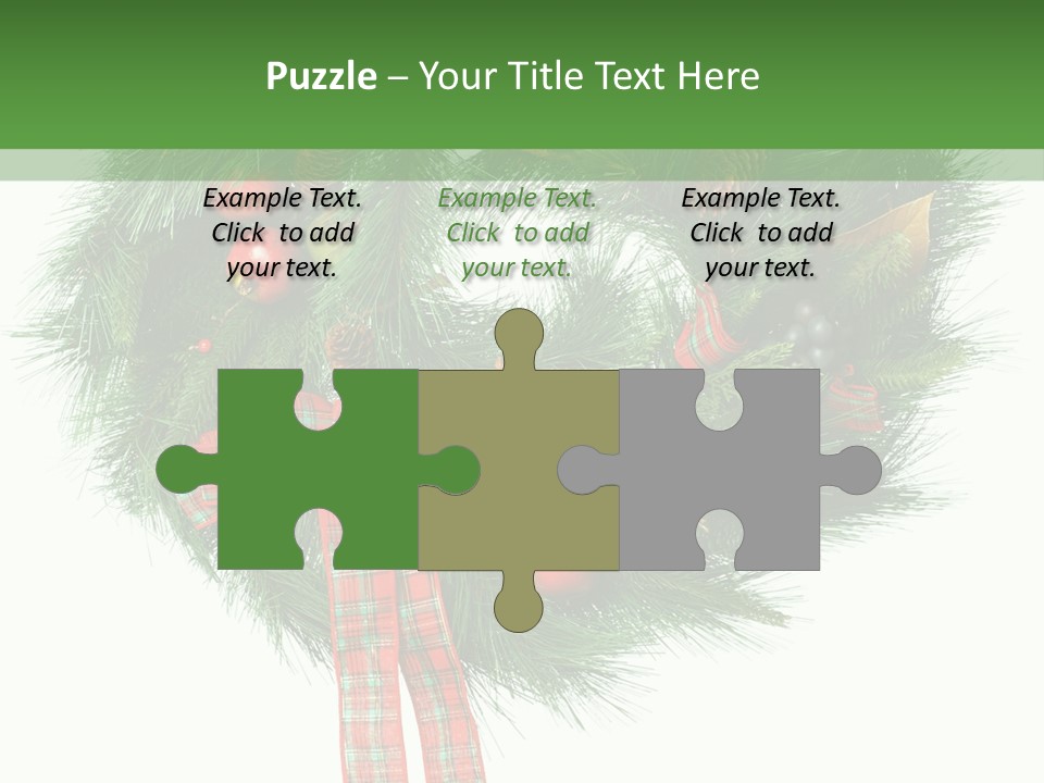 Frame Present Christmas PowerPoint Template