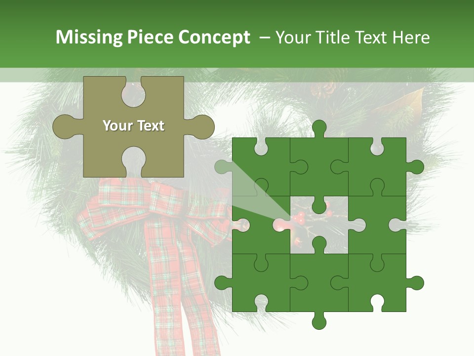 Frame Present Christmas PowerPoint Template