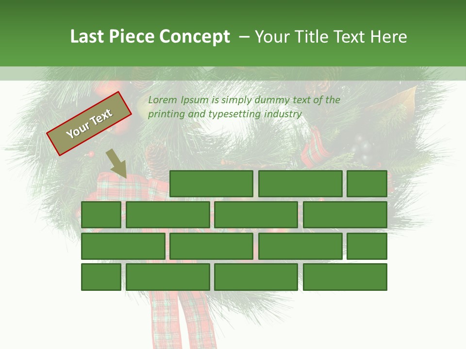 Frame Present Christmas PowerPoint Template