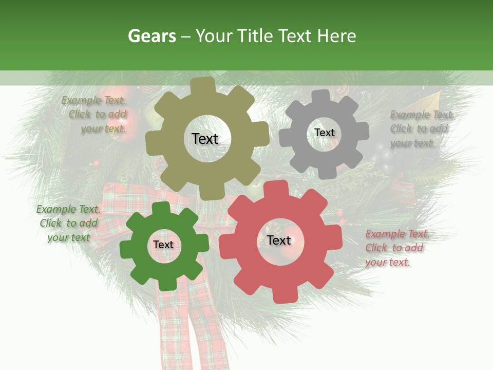 Frame Present Christmas PowerPoint Template