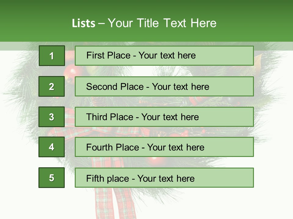 Frame Present Christmas PowerPoint Template