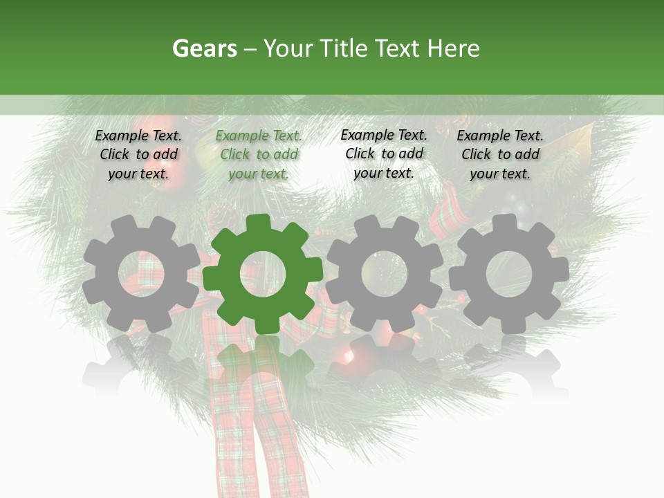 Frame Present Christmas PowerPoint Template