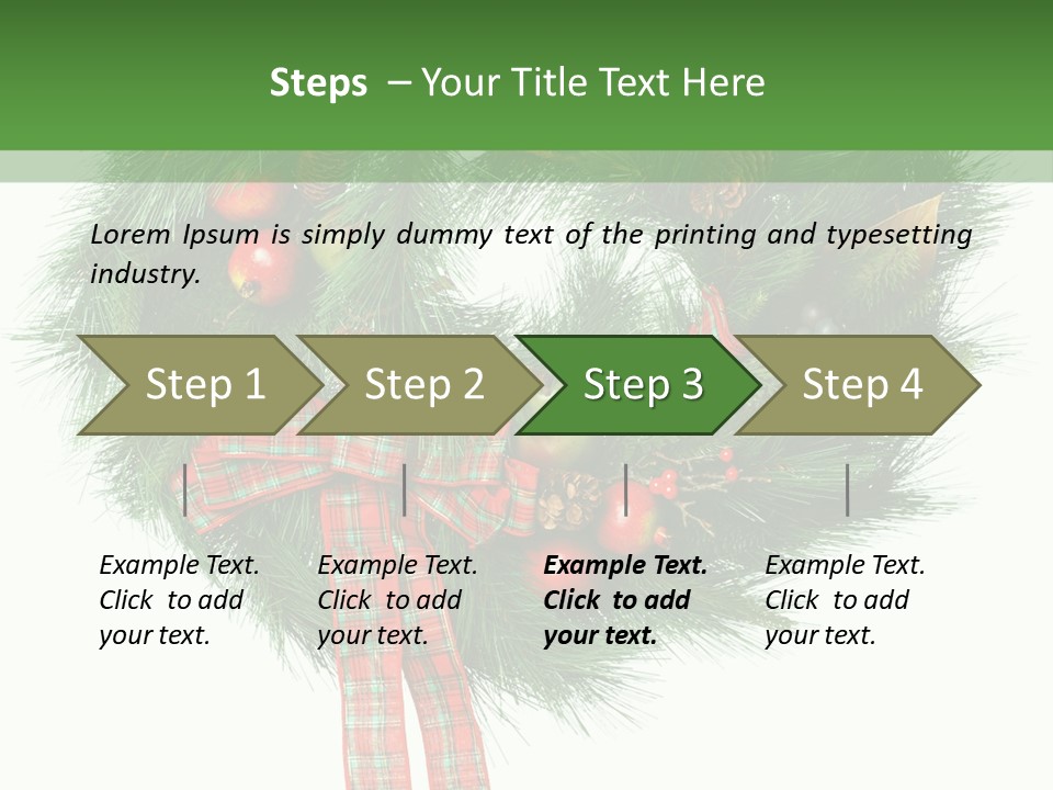 Frame Present Christmas PowerPoint Template