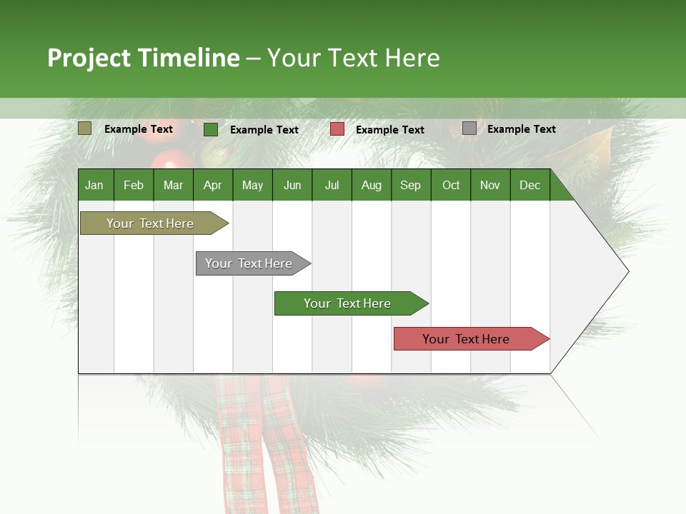 Frame Present Christmas PowerPoint Template