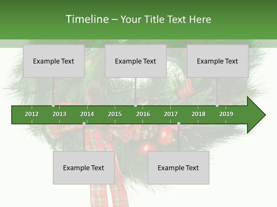 Frame Present Christmas PowerPoint Template
