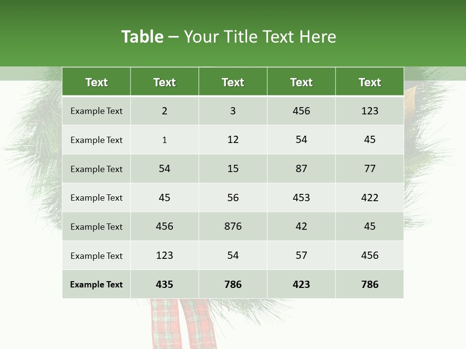 Frame Present Christmas PowerPoint Template