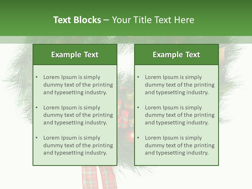 Frame Present Christmas PowerPoint Template