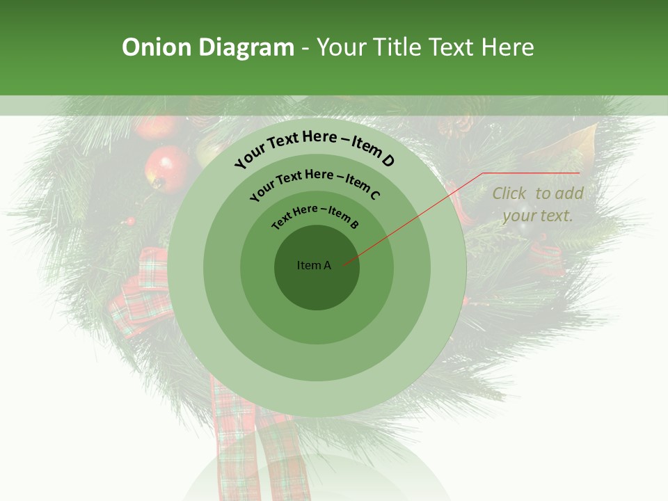 Frame Present Christmas PowerPoint Template