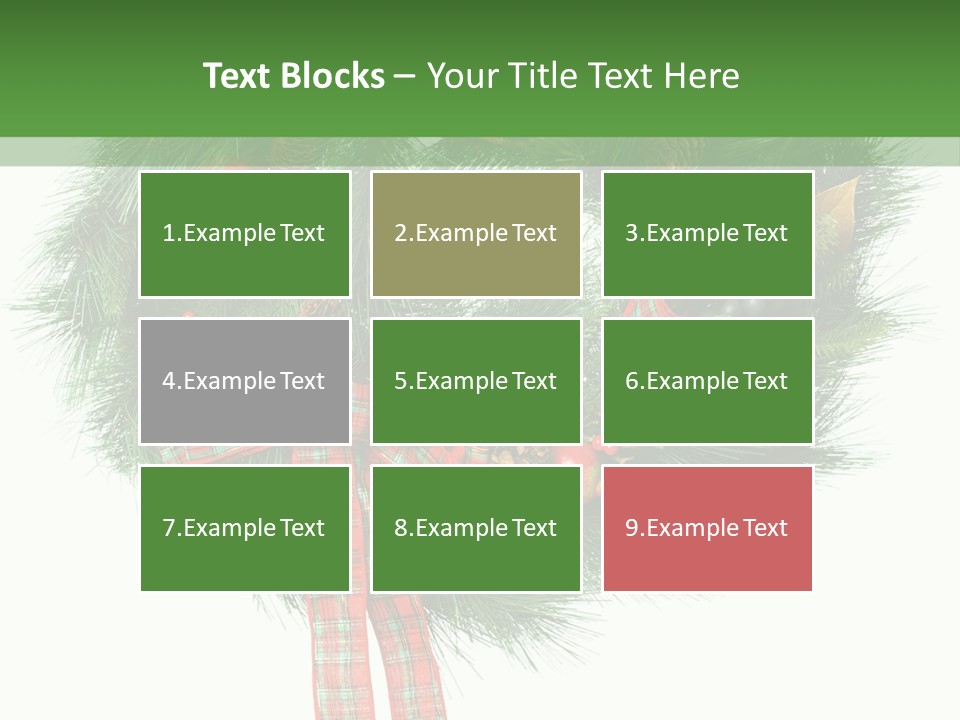 Frame Present Christmas PowerPoint Template