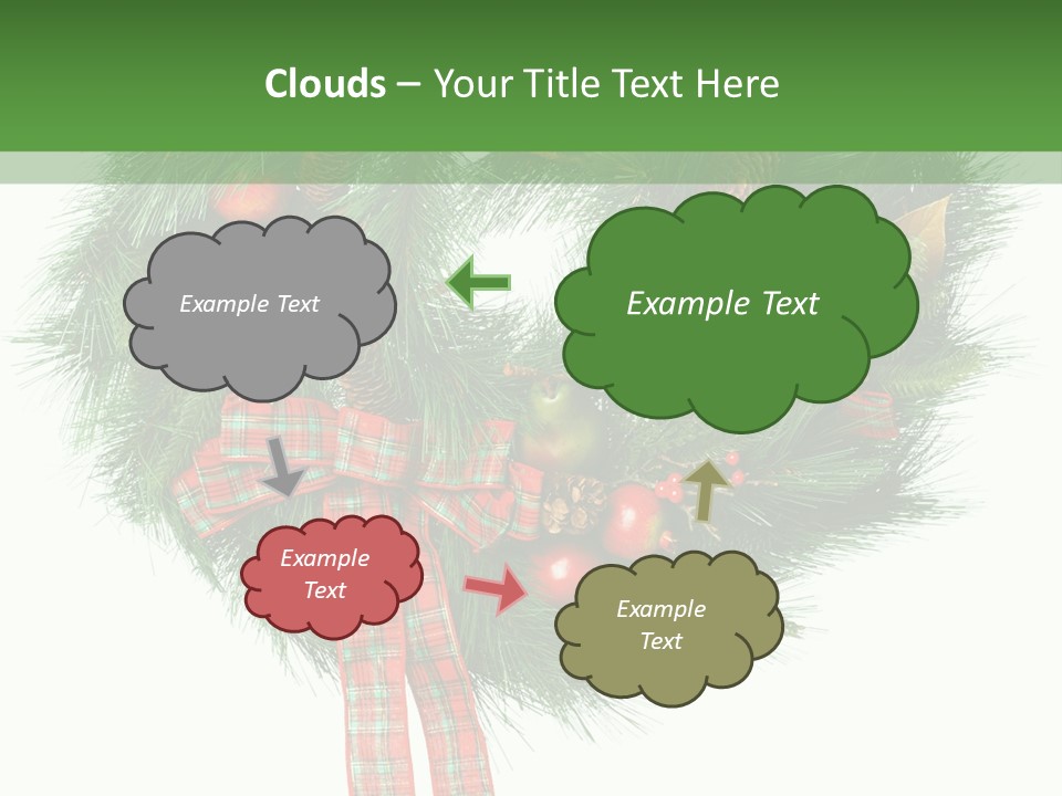 Frame Present Christmas PowerPoint Template