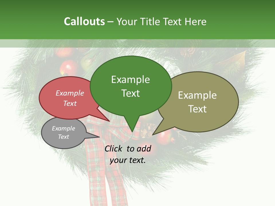 Frame Present Christmas PowerPoint Template