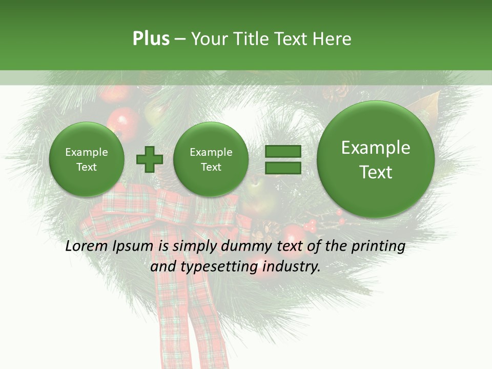 Frame Present Christmas PowerPoint Template